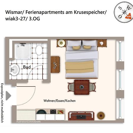 Ferienapartments Am Krusespeicher Ferienapartments Am Krusespeicher 3-27 Wismar Luaran gambar